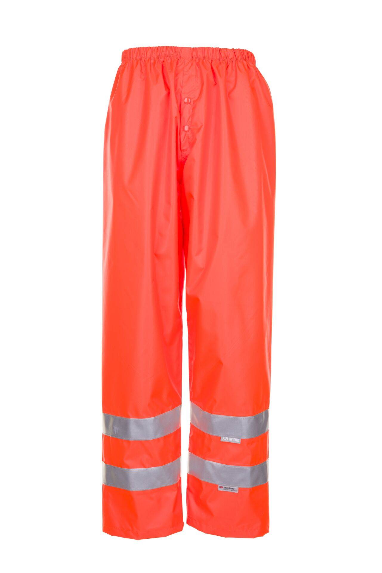 Warnschutz Regenhose uni orange Größe S