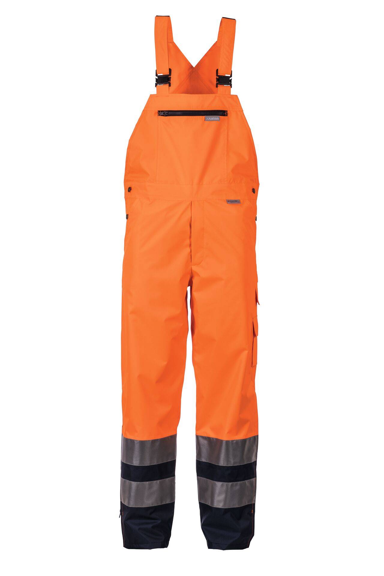 Warnschutz Regenlatzhose orange/marine Größe M