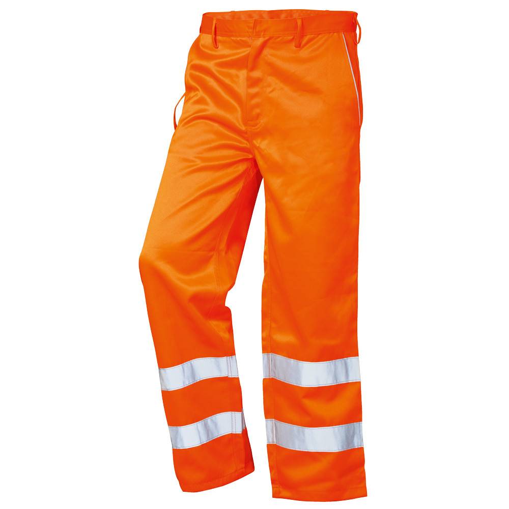 Warnschutz-Bundhose "HEINZ" - Gr. 46 - fluoreszierend orange - EN ISO 20471 Klasse 1