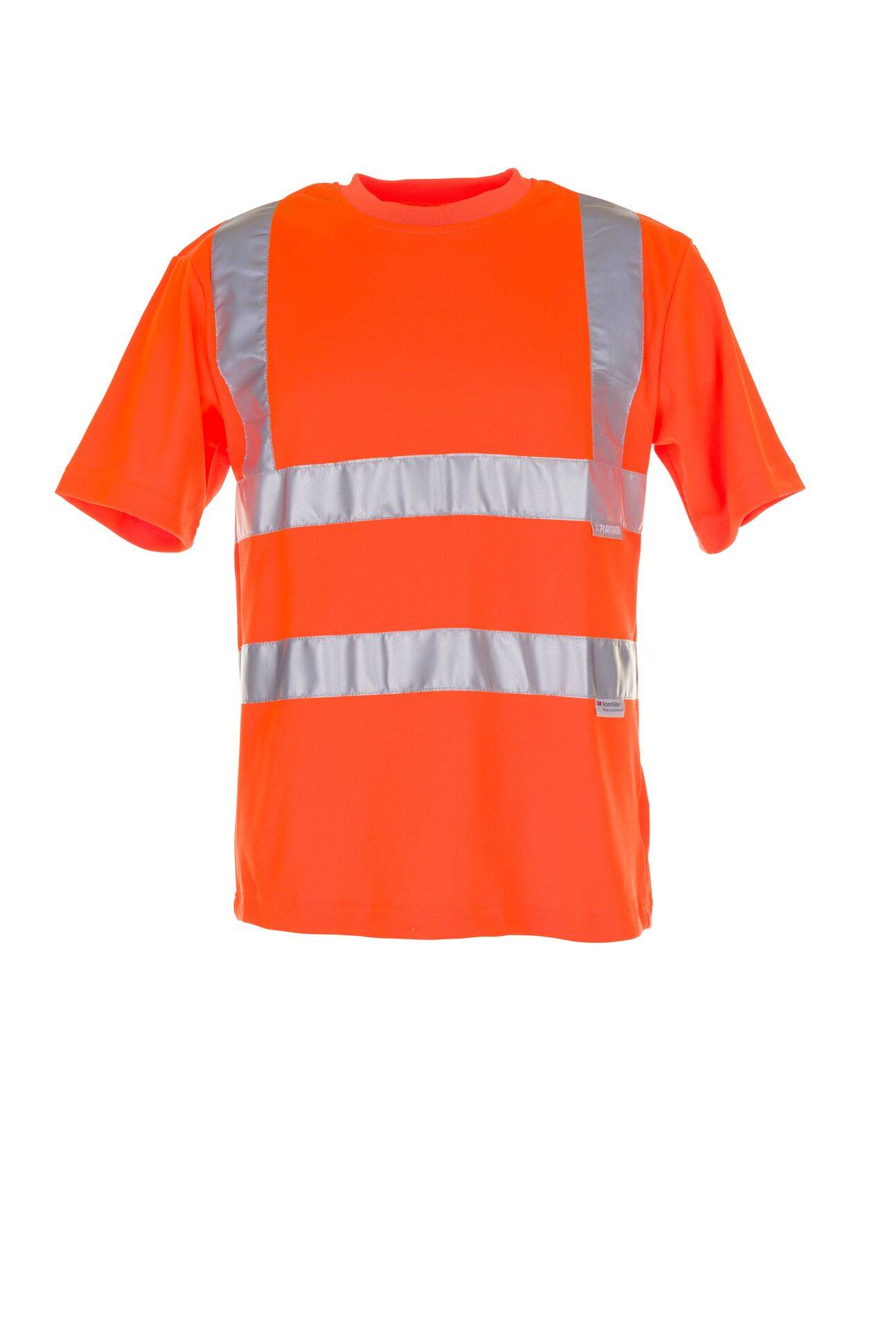Warnschutz T-Shirt uni orange Größe S