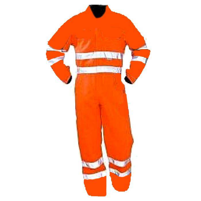 Warnschutz-Rallyekombi - Gr. 25 - orange - EN ISO 20471 Klasse 3