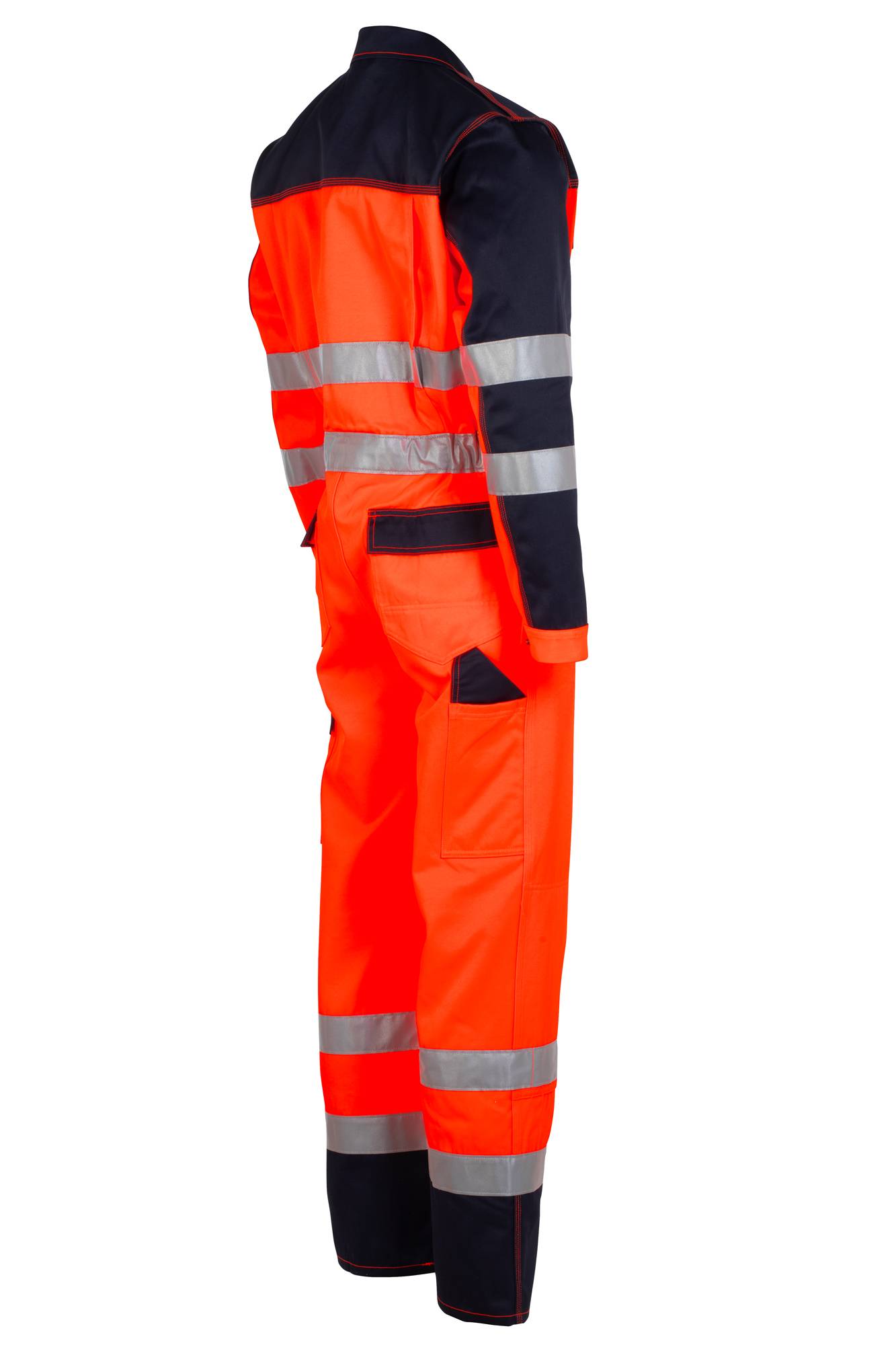 Planam Warnschutz Rallyekombi orange/marine 98 2036098