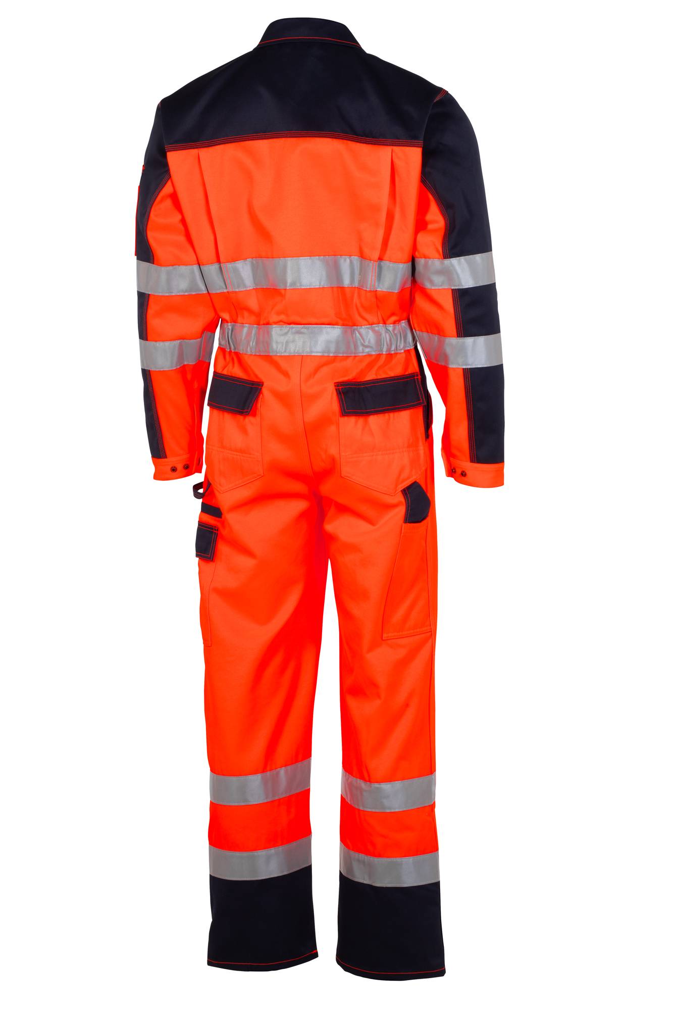 Planam Warnschutz Rallyekombi orange/marine 98 2036098