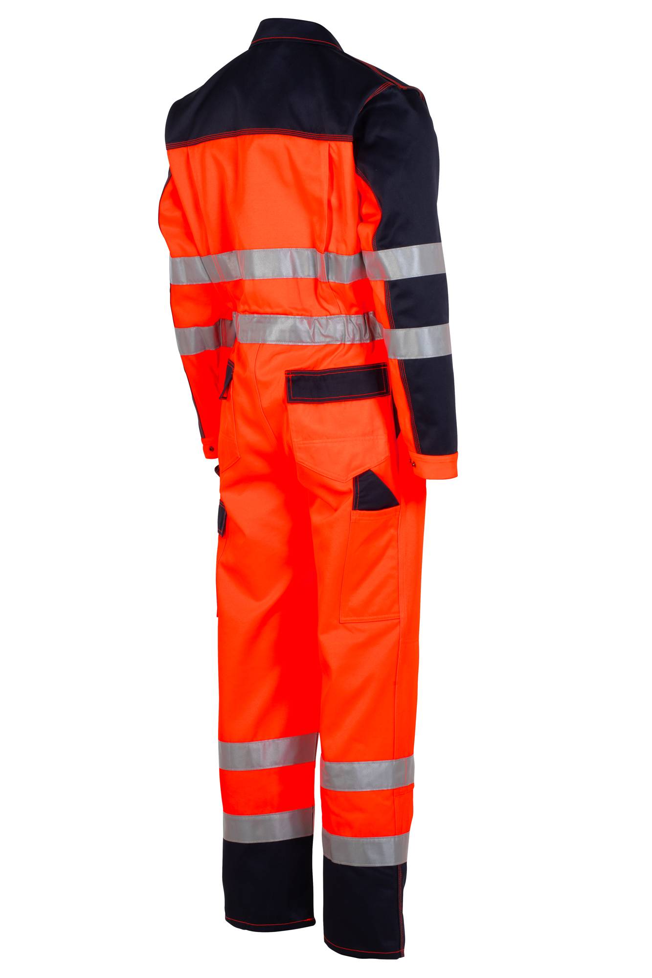 Planam Warnschutz Rallyekombi orange/marine 98 2036098