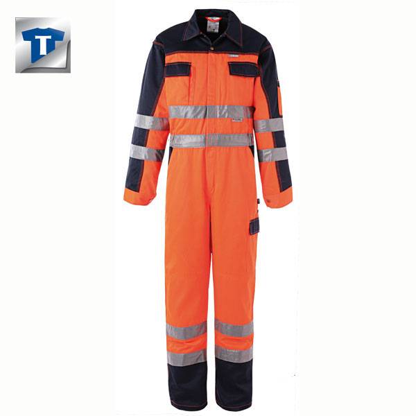 Planam Warnschutz Rallyekombi orange/marine 25 2036025