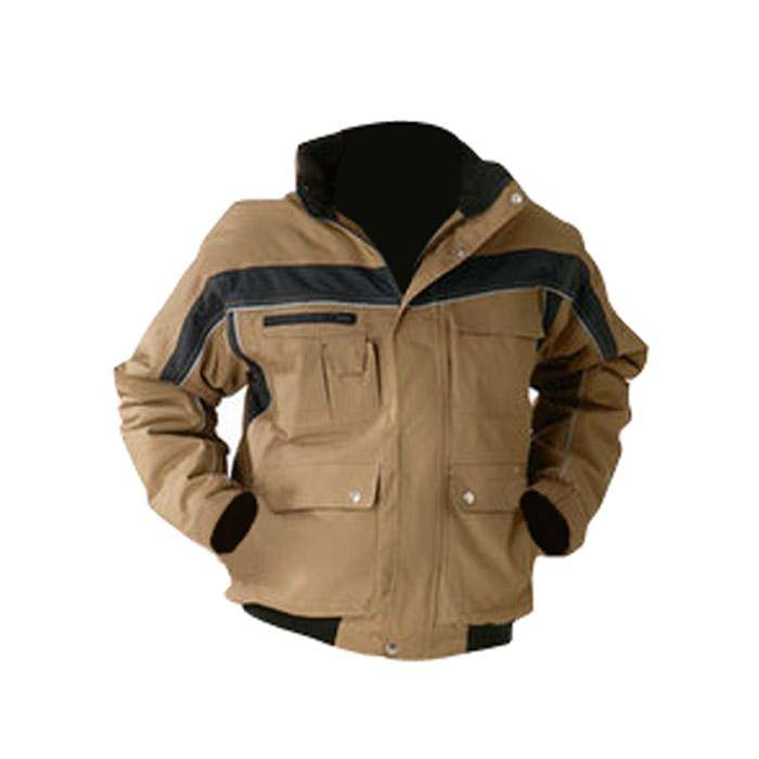 Winter Blouson - Gr. S - sand/schwarz - 100 % PES - wasserdicht - atmungsaktiv - Fleecekragen - Innenfutter gesteppt - "Plaline"