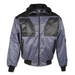 Pilotjacke - Gr. XXL - grau-schwarz - 70% Polyacryl - 30% PES - wasser-, öl- und schmutzabweisend - Kragen, Ärmel und Innenfutter abnehmbar - "Bodom Pilotjacke - Gr. XXL - grau-schwarz - 70% Polyacryl - 30% PES - wasser-, öl- und schmutzabweisend - Kragen, Ärmel und Innenfutter abnehmbar - "Bodom