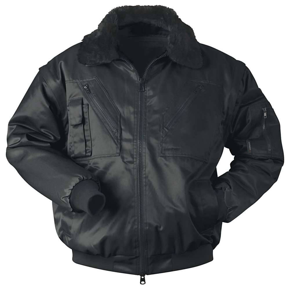 NORWAY Pilotjacke - Größe M - schwarz - MG 60% Baumwolle, 40% Polyester
