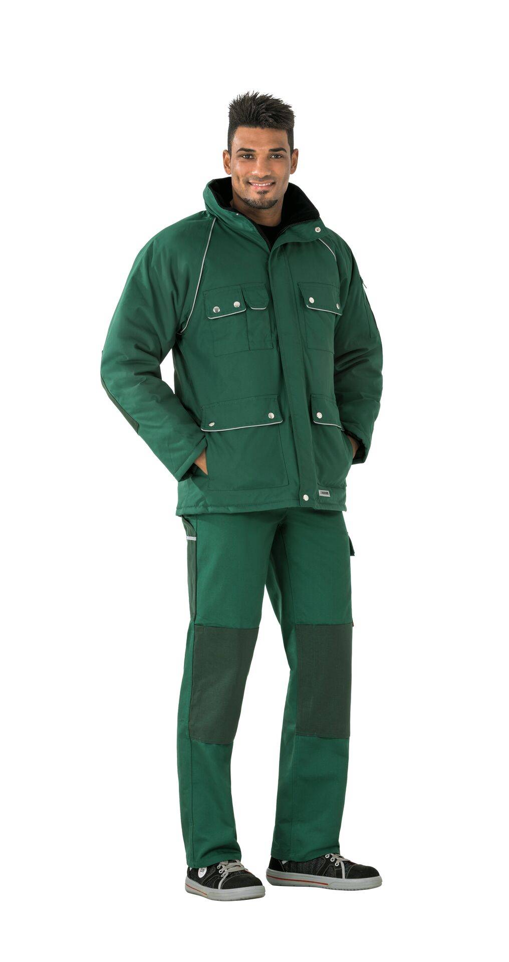 Canvas 320 Winterparka grün/grün Größe M