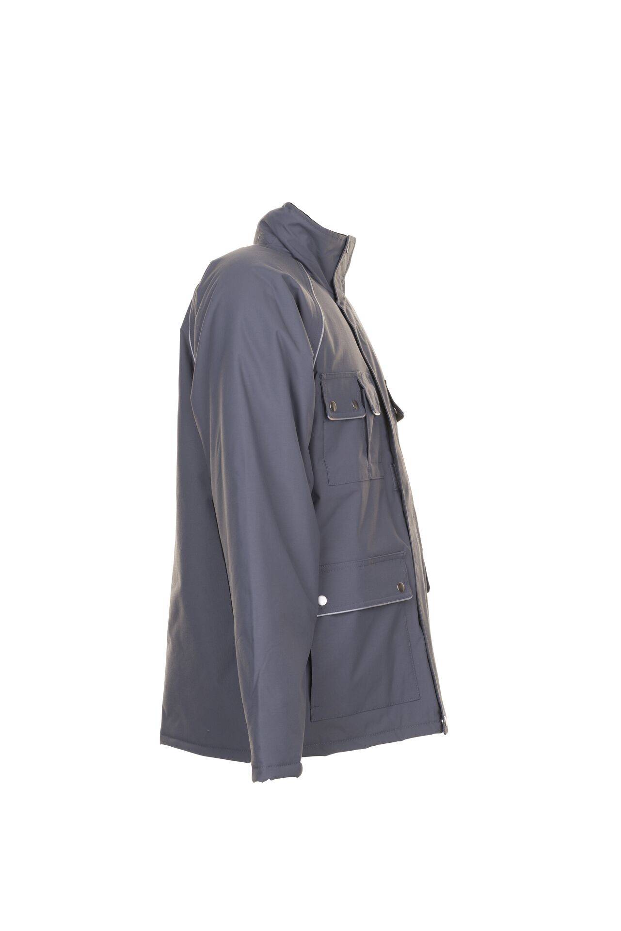 Canvas 320 Winterparka grau/schwarz Größe M