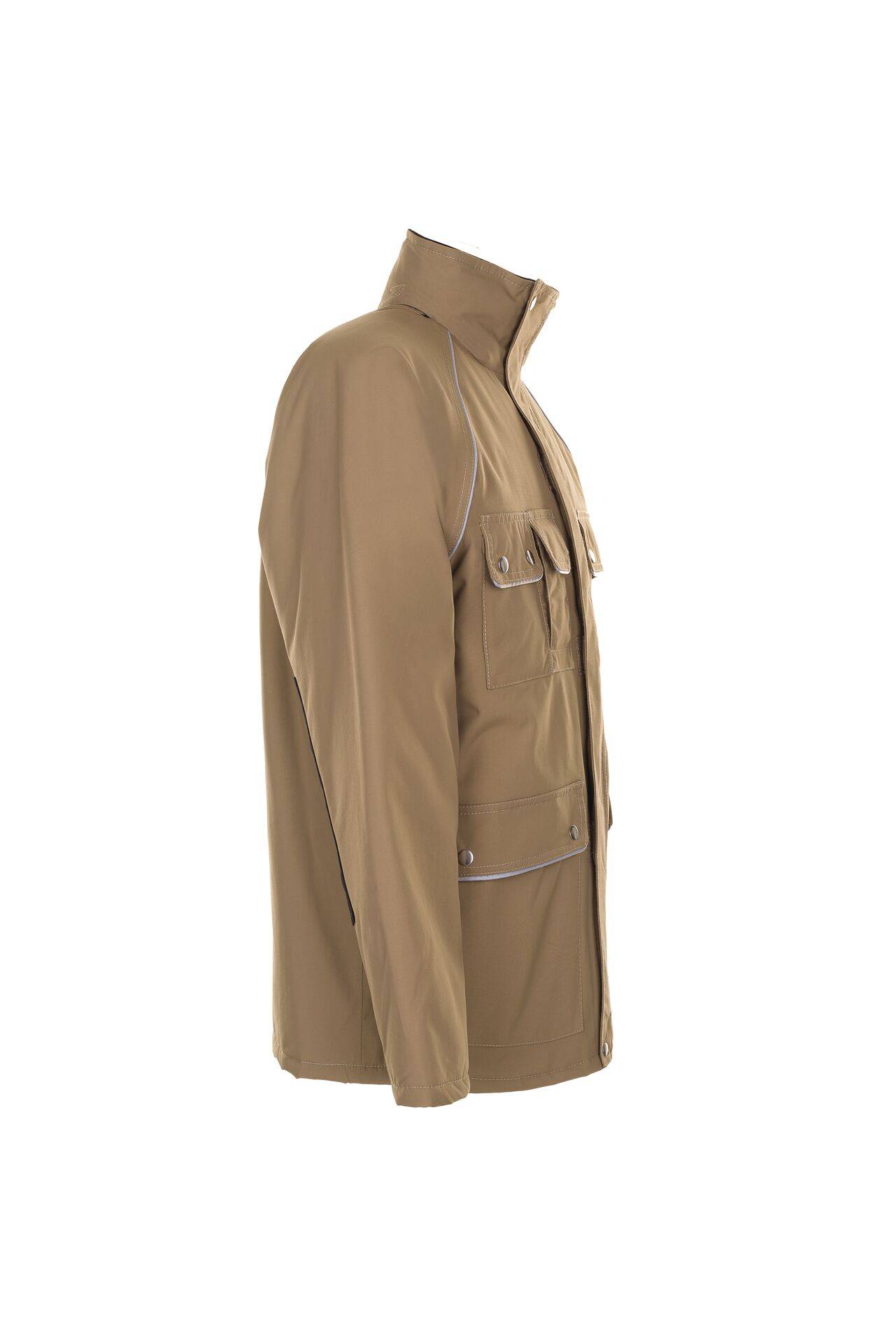 Canvas 320 Winterparka khaki/schwarz Größe M