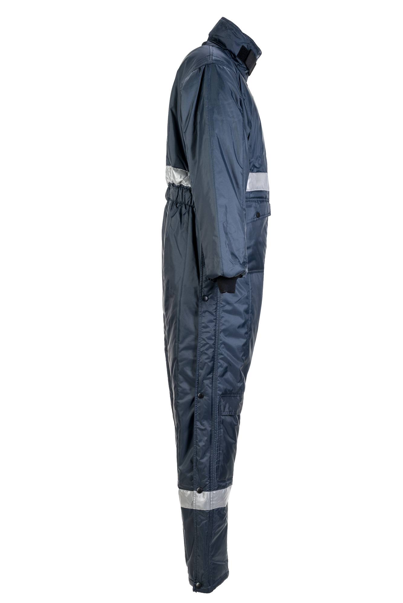 Planam Kühl-/Gefrierhaus Gefrierhaus Overall marine, Innenfutter kornblumenblau S 5134044