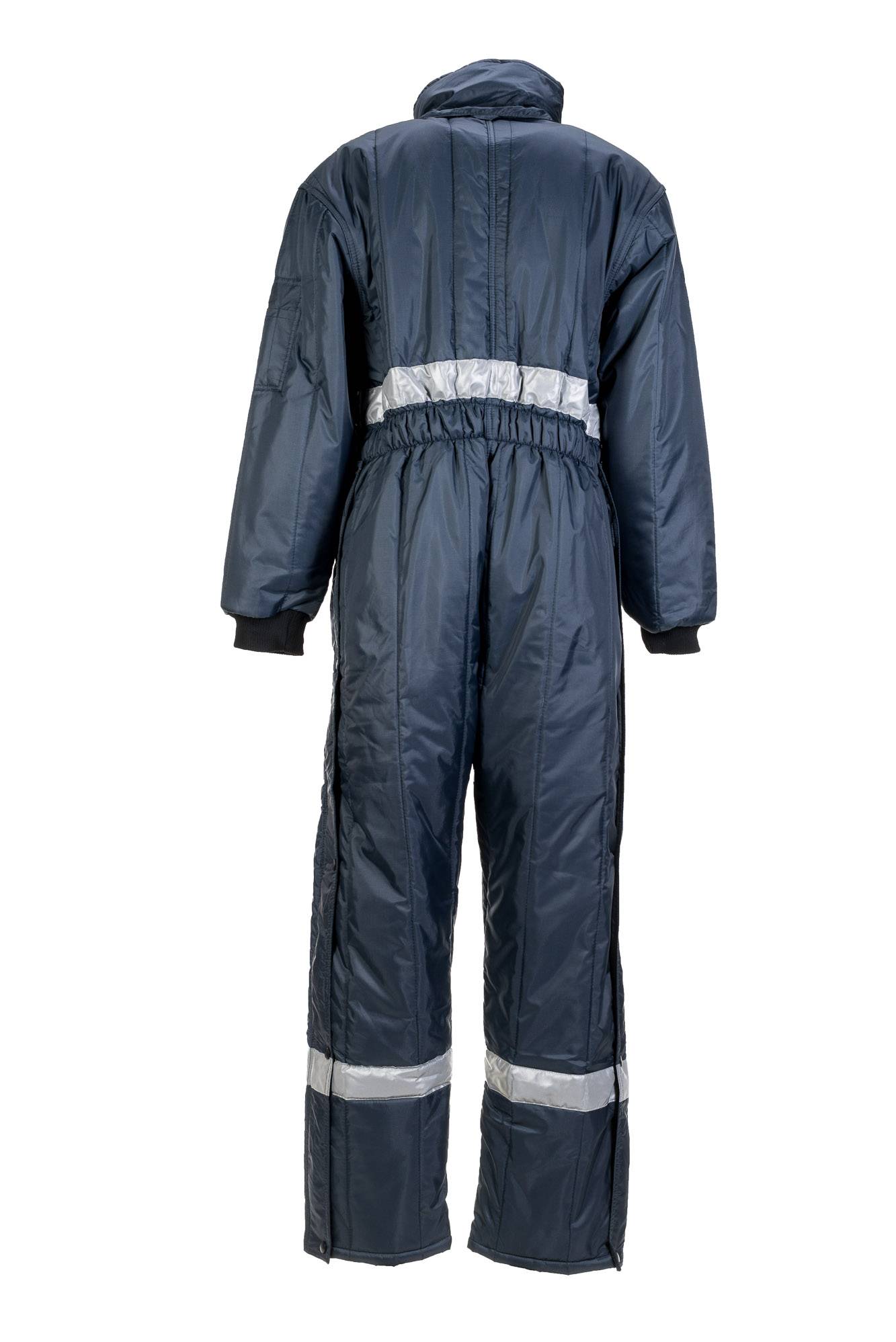 Planam Kühl-/Gefrierhaus Gefrierhaus Overall marine, Innenfutter kornblumenblau S 5134044