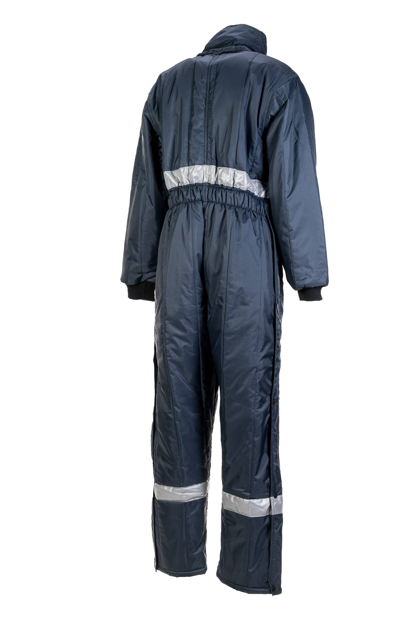 Planam Kühl-/Gefrierhaus Gefrierhaus Overall marine, Innenfutter kornblumenblau S 5134044