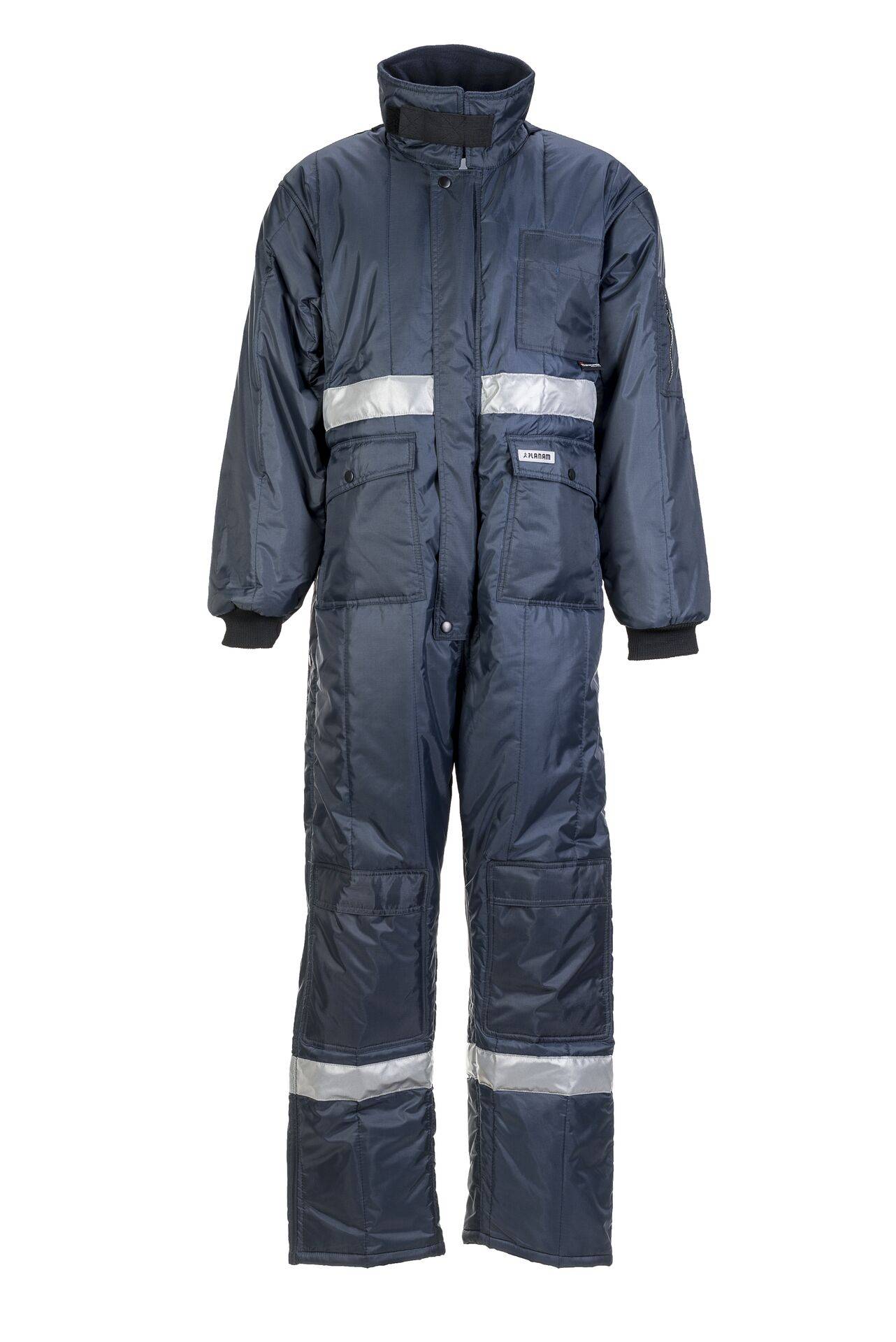 Kühl-/Gefrierhaus Gefrierhaus Overall marine, Innenfutter kornblau Größe XXXL