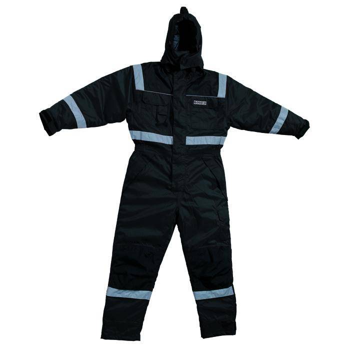 Thermo Overall - Ocean - Atmungsaktiv - Oxford Nylon - Größe 4XL - Schwarz