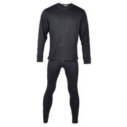 Funktionsunterwäsche Set - Gr. S - schwarz - 55% CO - 45% Nylon - Funktionsunterwäsche - atmungsaktiv - pflegeleicht