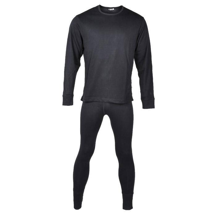 Funktionsunterwäsche Set - Gr. S - schwarz - 55% CO - 45% Nylon - Funktionsunterwäsche - atmungsaktiv - pflegeleicht