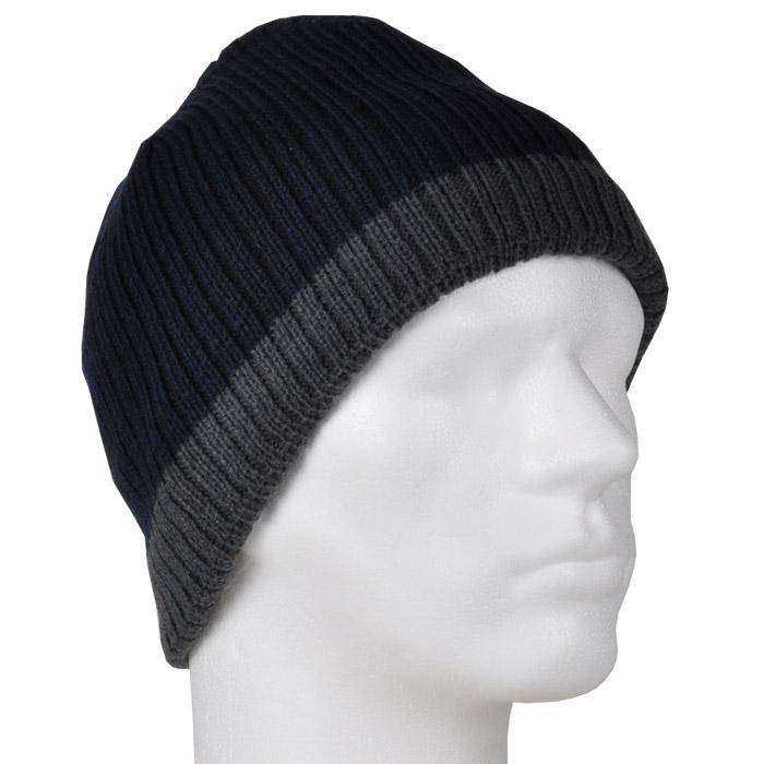 Mütze "Felix" - 100% Thinsulate - marine/grau