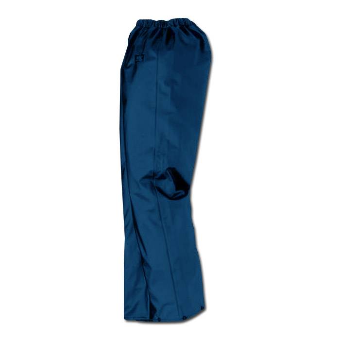 Regenhose - Gr. S - navy - PU-Stretch (Polyurethan) - wasserdicht - strapazierfähig - leicht und trotzdem robust