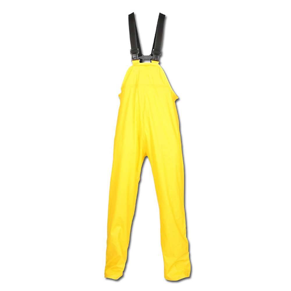Regenlatzhose - Gr. S - gelb - EN 343 - atmungsaktiv - wind- und wasserdicht - Polyester-Trägergewebe - Nähte doppelt verschweißt
