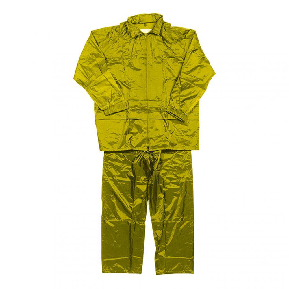 Regenanzug - Ocean - Rückenventilation - PVC Beschichtung - L - Gelb