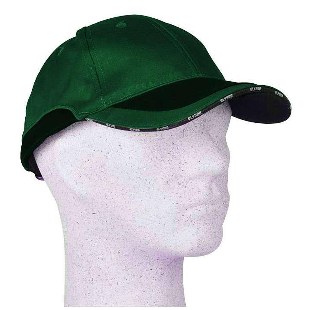 Cap "DAVID" - 35/65% MG - grün/schwarz abgesetzt