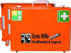 Erste-Hilfe-Koffer - 400 x 300 x 150 mm - ABS-Kunststoff - "Großhandel & Lagerei" - Füllung nach DIN 13157