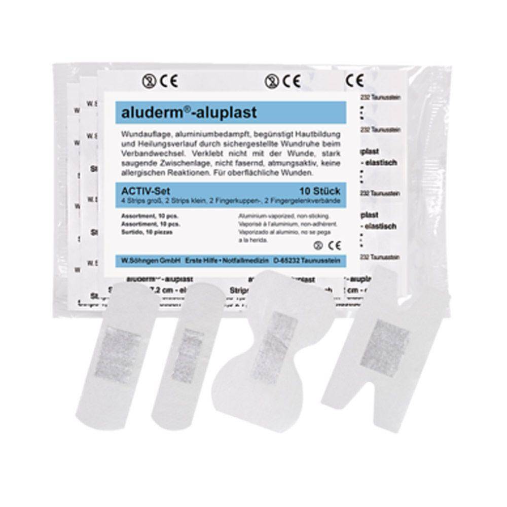 Activ-Set aluderm®-aluplast - Inhalt 10 Stk. - Sortiment elastisch