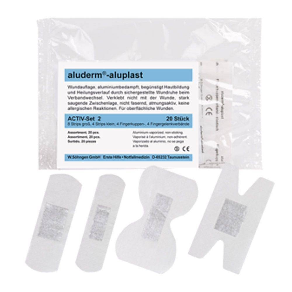 Activ-Set 2 aluderm®-aluplast - Inhalt 20 Stk. - Sortiment elastisch