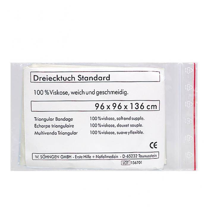 Dreiecktuch Standard weiß