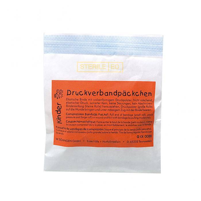 Spezial-Kinder - Druckverband-päckchen