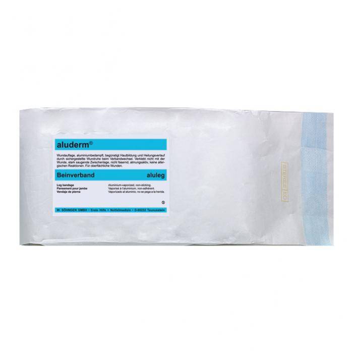 aluderm® aluhand - Spezialverband - mit Klettband