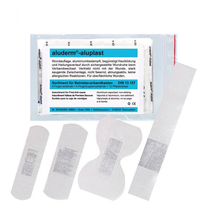 aluderm®-aluplast Sortiment - klein Fingerverband