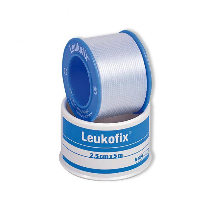 Leukofix - Heftpflaster - 5 m x 2,50 cm - leicht reißbar