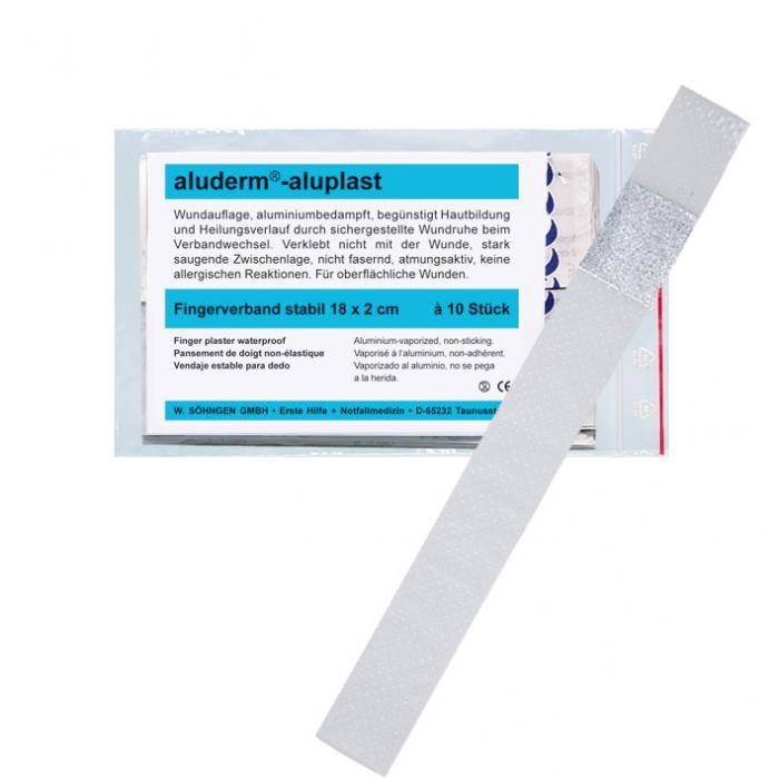 aluderm®-aluplast - stabil Fingerverband - 18 x 2 cm