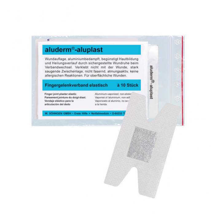 aluderm®-aluplast - elastisch Fingergelenkverband - farbe weiß - 4,0x7,2 cm