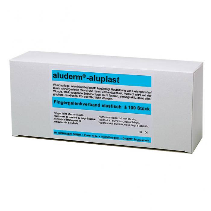 aluderm®-aluplast - elastisch Fingergelenkverband - farbe weiß - 4,0x7,2 cm