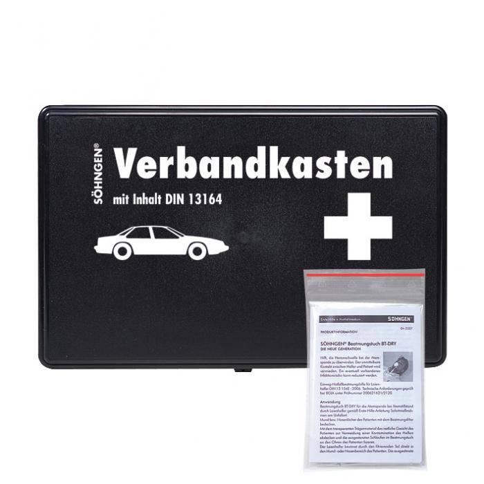 Kfz-Verbandkasten - DIN 13164 plus Beatmungstuch
