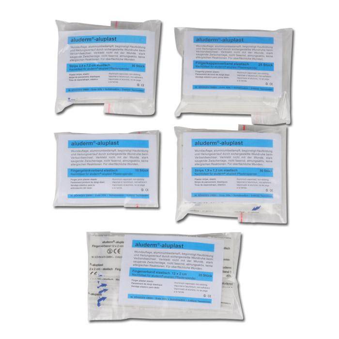 Nachfüllset - komplettes 5-teiliges Set mit 115 Pflastern