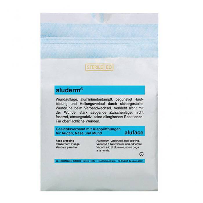 aluderm® aluface - Gesichtsverband
