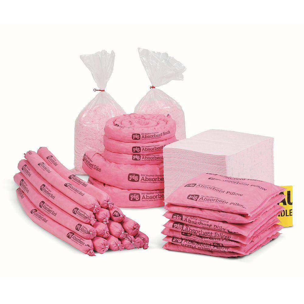 Pig Matte - Nachfüllpackung für Notfalltruhe KIT303 - für Chemikalien - Absorptionsvermögen 280 l