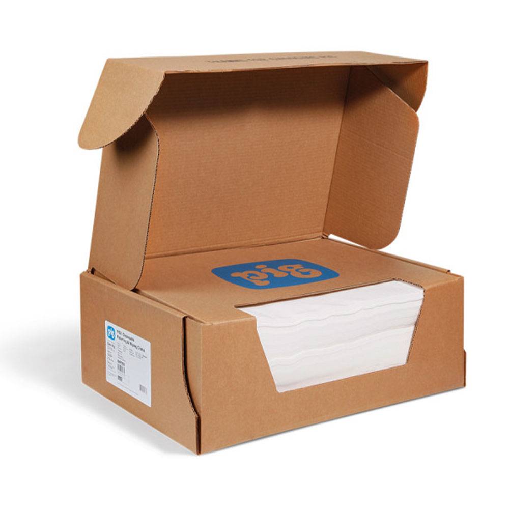 PIG® Einweg-Polier- und Wischtücher - weiß - 36 x 46 cm - VE 300 Stück - Preis per VE