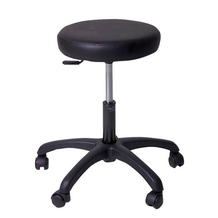 Drehhocker - höhenverstellbar - mit Laufrollen