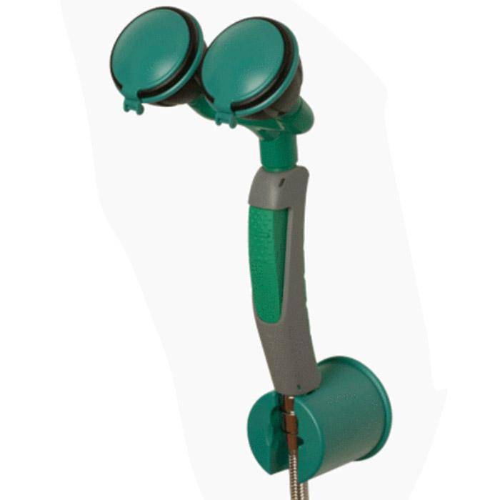 Hand-Augendusche "B-SAFETY" - mit zwei Brauseköpfen - universell für Wand- und Tischmontage - Wasseranschluss 1/2-Zoll-IG