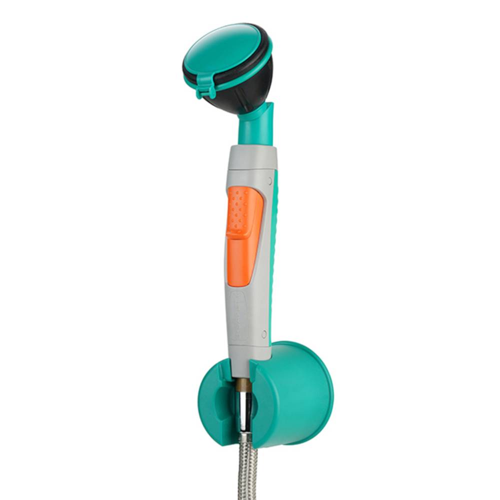 Hand-Augendusche mit einem Brausekopf 45° - ClassicLine - Messing, Kunststoff - für Wand- und Tischmontage - mit Kombihalterung