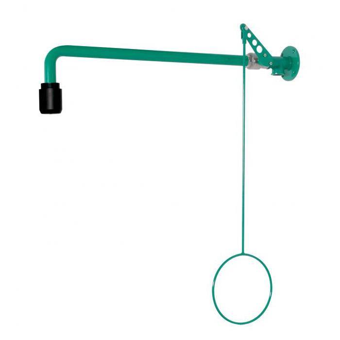 Körper-Notdusche "B-SAFETY" - Anschluss 3/4" IG - Material Edelstahl