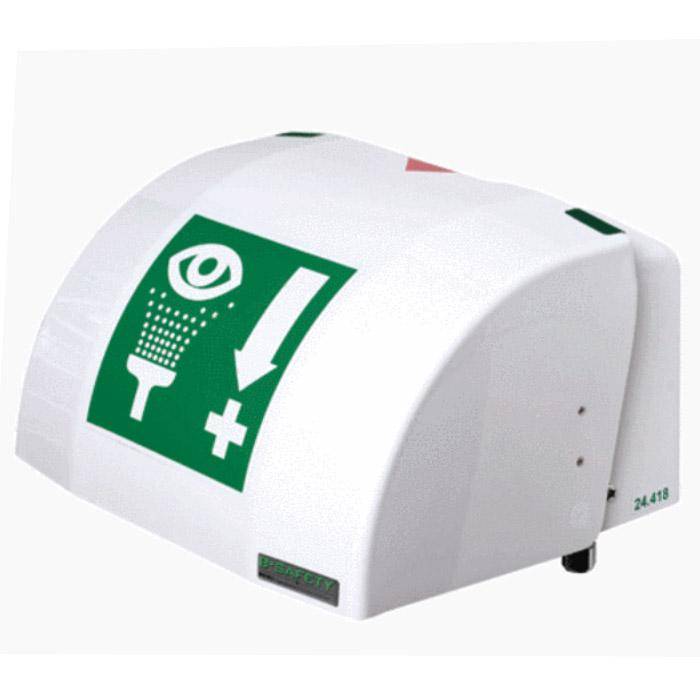 Augen- und Gesichts- dusche "B-SAFETY" - Auffangbecken und Abdeckung - für Wandmontage