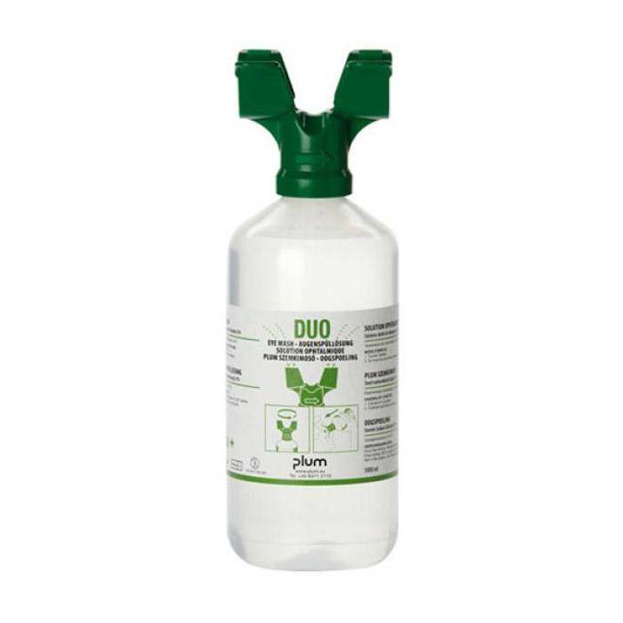Augenspülflasche "DOU" - 1000 ml - DIN EN 15154 - 1000 ml steriler Natriumchloridlösung (0,9%)