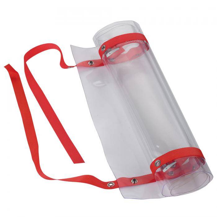 Sicherheitsplane - Maße (H x B) 500 x 900 mm - Gewicht 3,9 kg - PVC